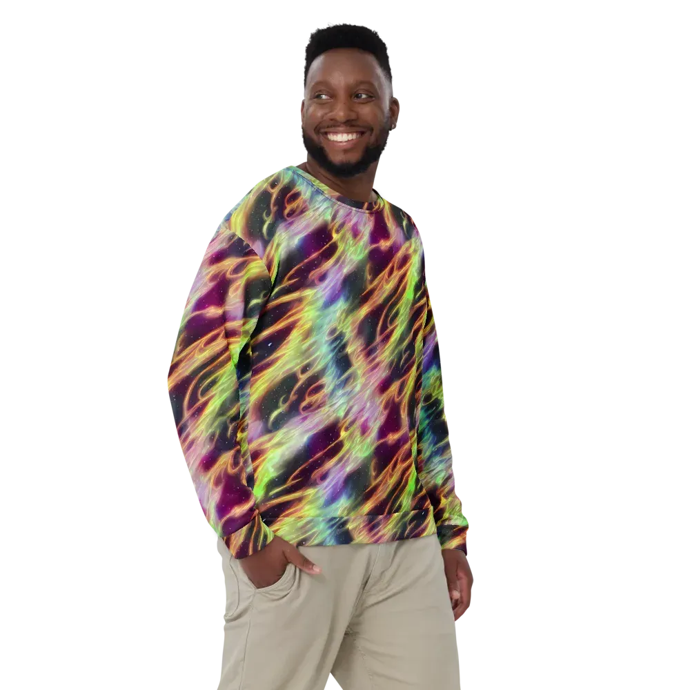 Supernova Silk on Sweatshirt — Front