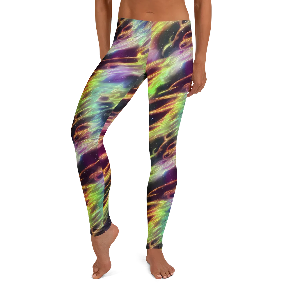 Supernova Silk on Leggings — Front