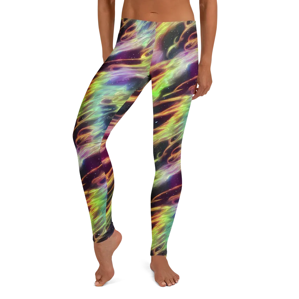 Supernova Silk on Leggings — Front