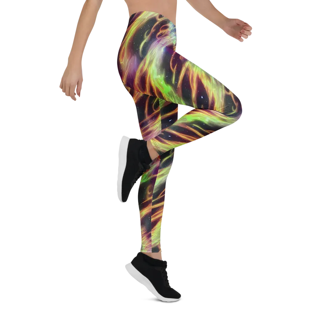 Supernova Silk on Leggings — Right