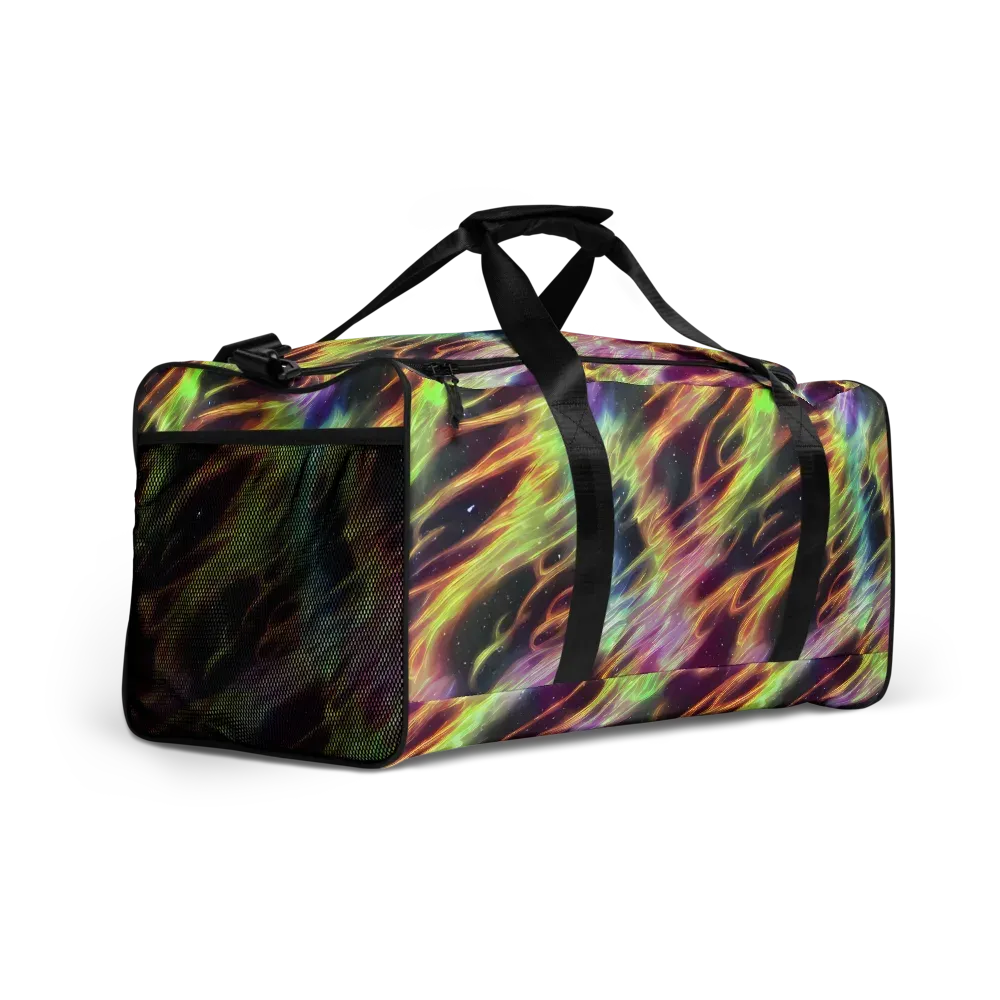 Supernova Silk on Duffle Bag — Right Front