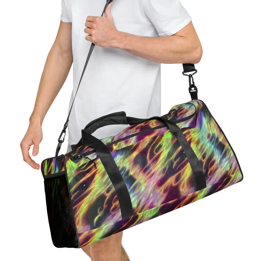 Supernova Silk on Duffle Bag — Right Front