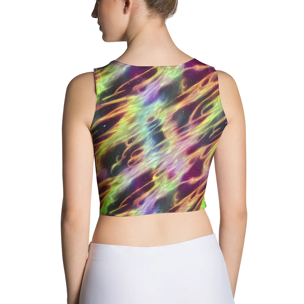 Supernova Silk on Crop Top — Back