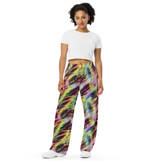 Supernova Silk on a Wide-Leg Pants