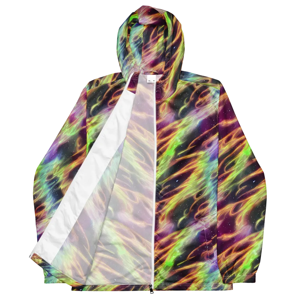 Supernova Silk on Men's Windbreaker — Front
