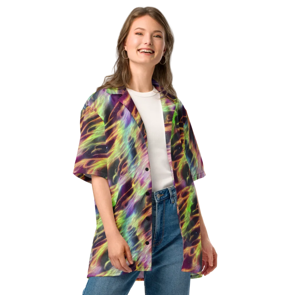 Supernova Silk on Button Shirt — Front