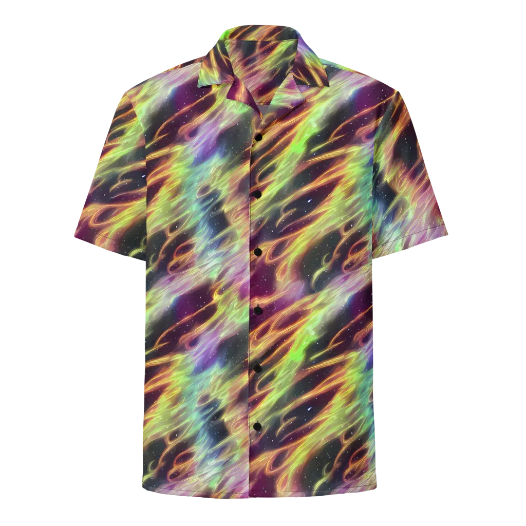 Supernova Silk on Button Shirt — Front