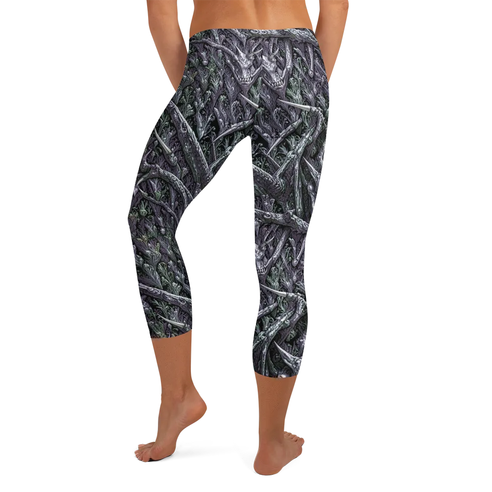 Thornbone Grove on Capri Leggings — Back