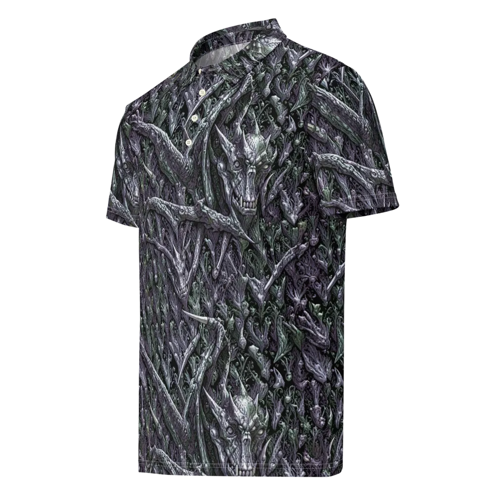 Thornbone Grove on Men's Slim Fit Polo Shirt — Left Front
