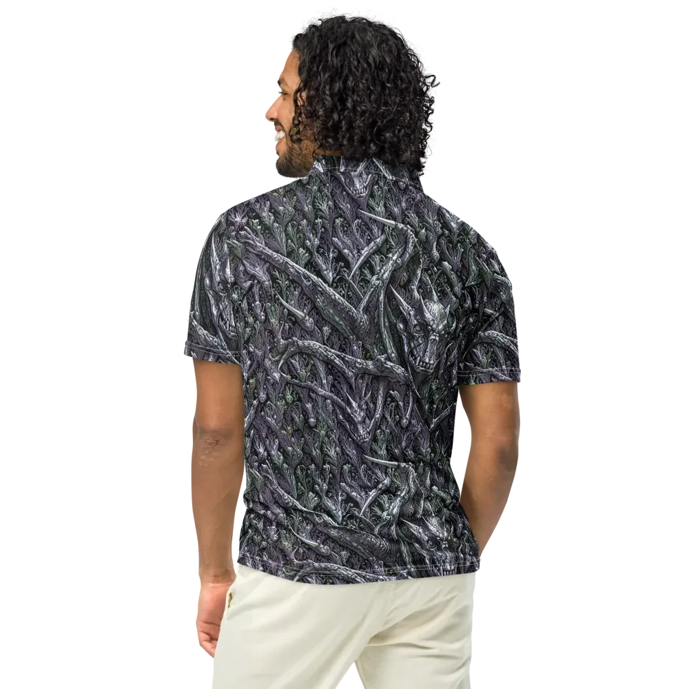 Thornbone Grove on Men's Slim Fit Polo Shirt — Back