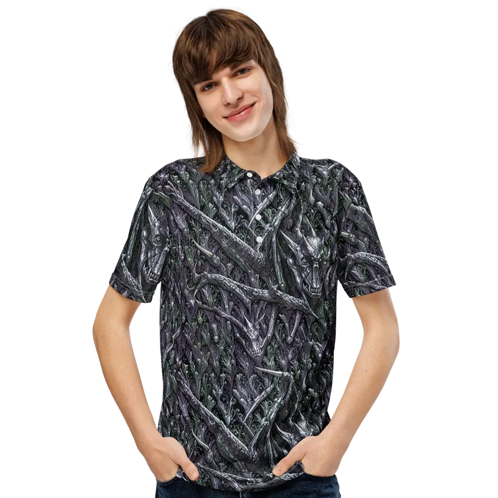 Thornbone Grove on Men's Slim Fit Polo Shirt — Front