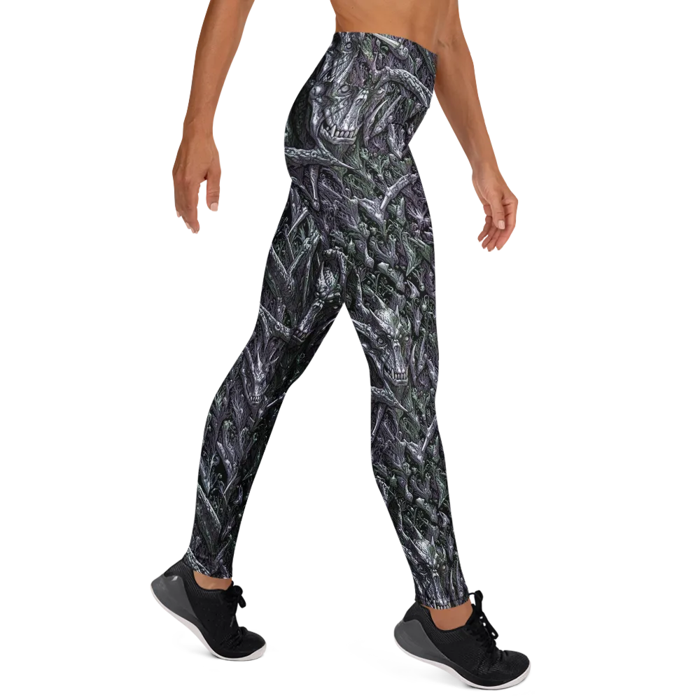 Thornbone Grove on Yoga Leggings — Right