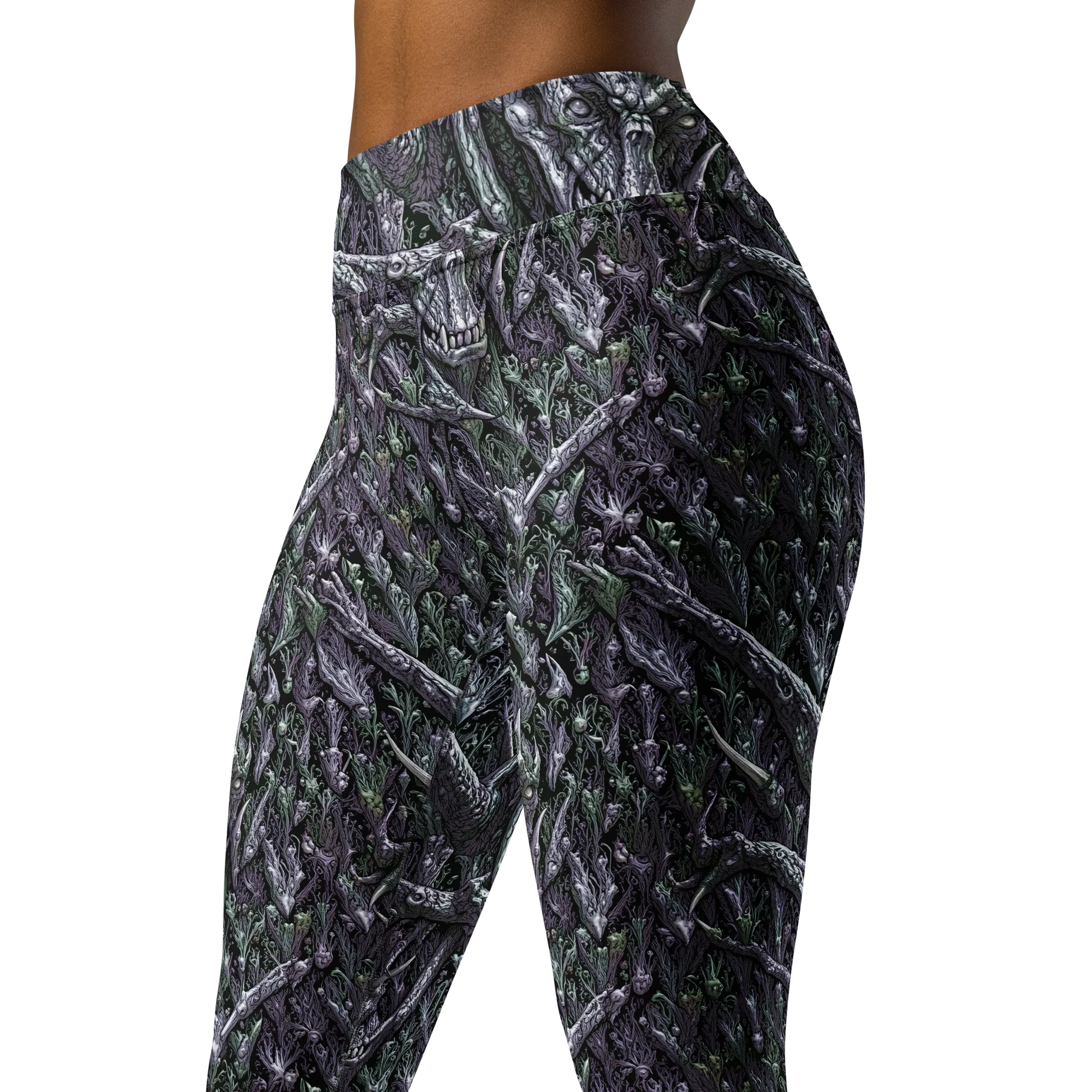Thornbone Grove on Yoga Leggings — Left Front