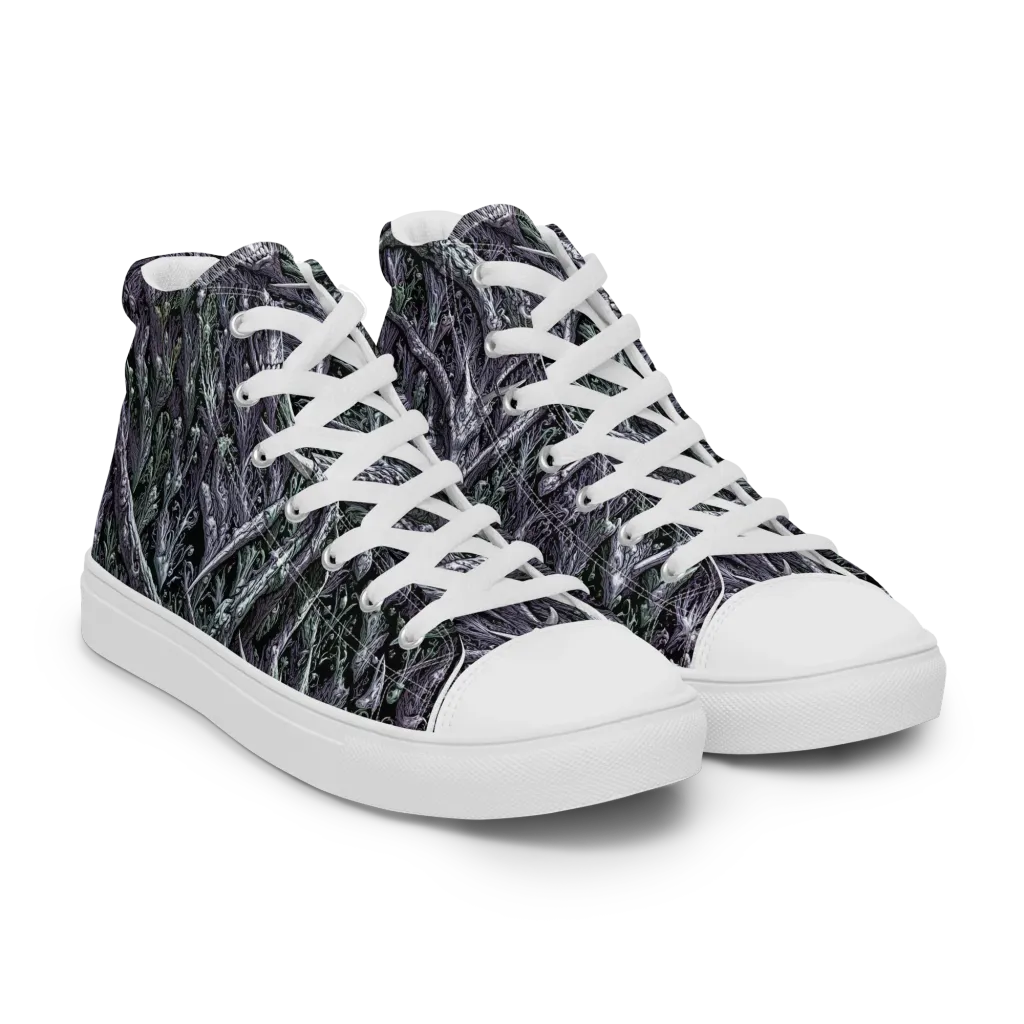 Thornbone Grove on Men's High Top Canvas Shoes — Right Front