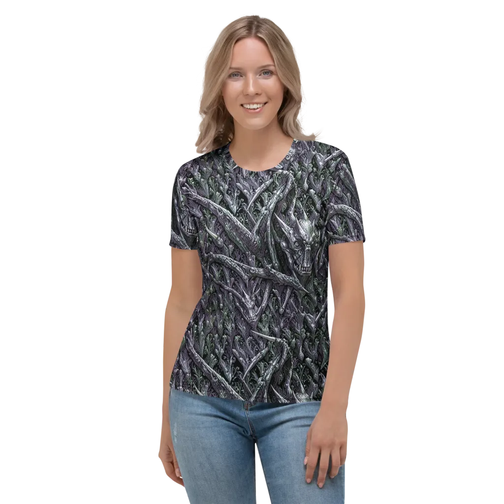Thornbone Grove on Women's Crew Neck T-Shirt — Front