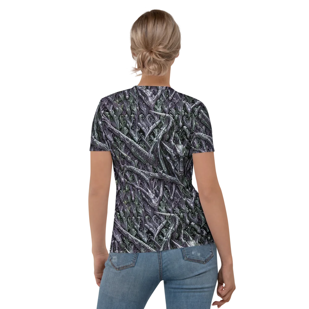 Thornbone Grove on Women's Crew Neck T-Shirt — Back