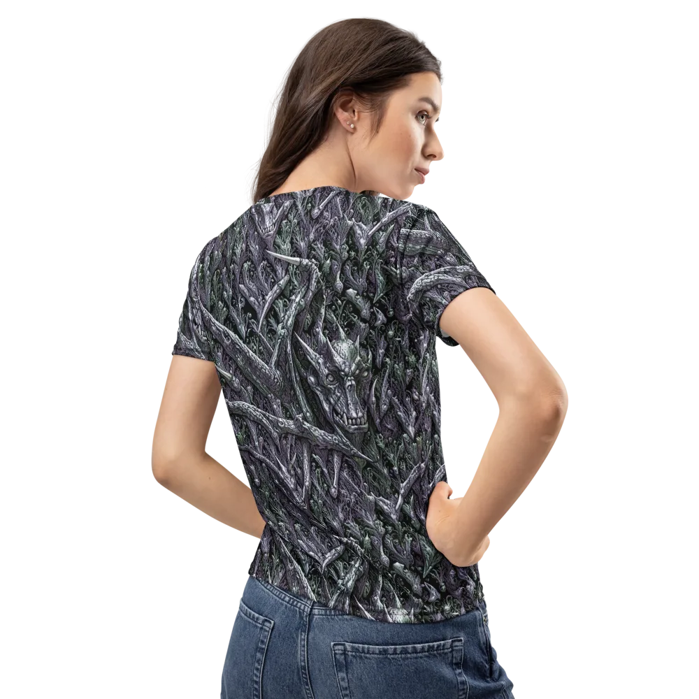Thornbone Grove on Women's Crew Neck T-Shirt — Back