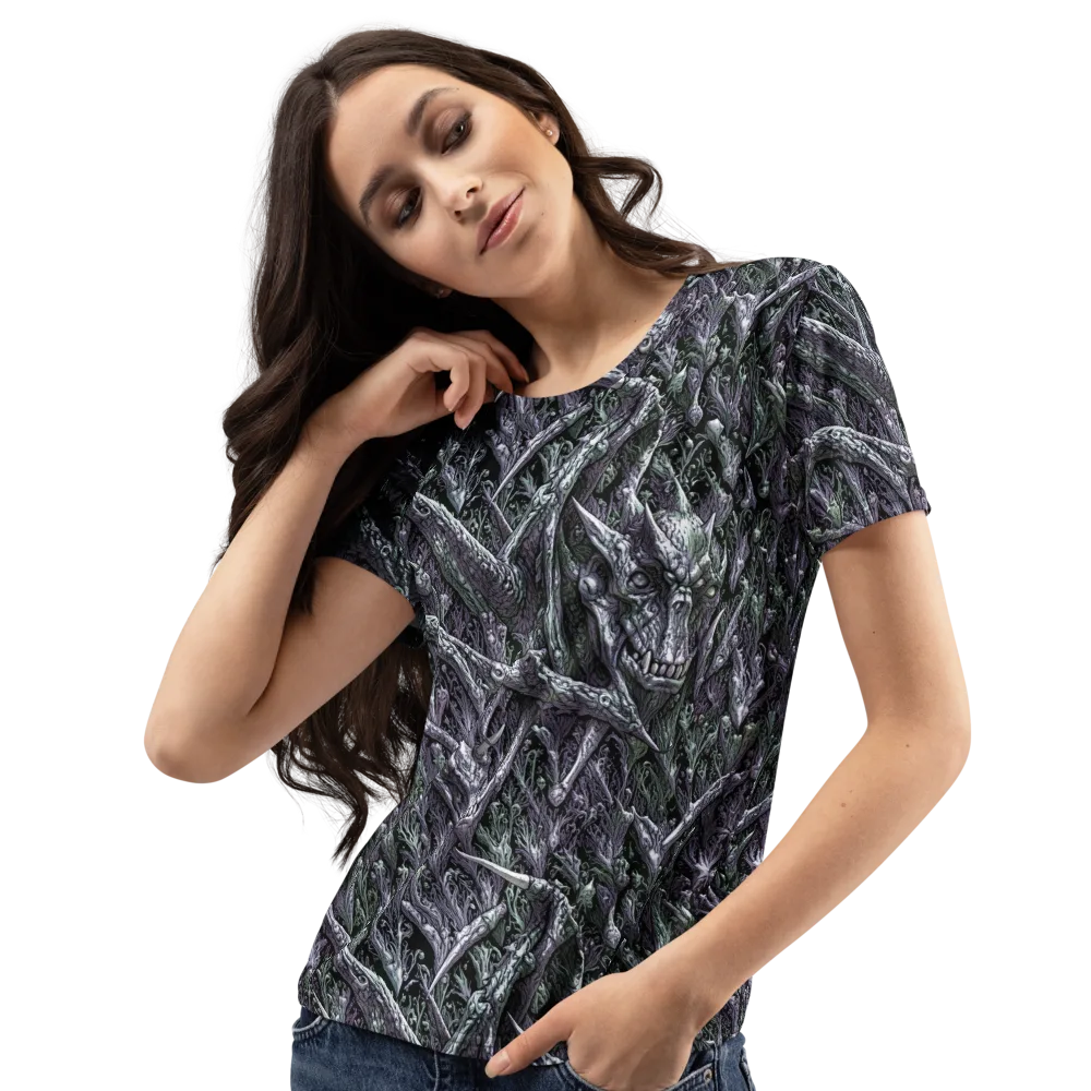 Thornbone Grove on Women's Crew Neck T-Shirt — Left Front
