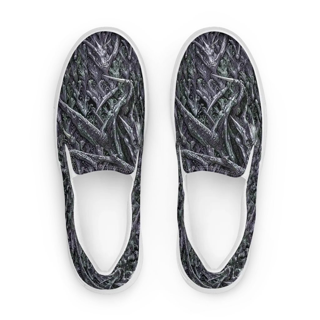 Thornbone Grove on Men's Slip-On Canvas Shoes — Front