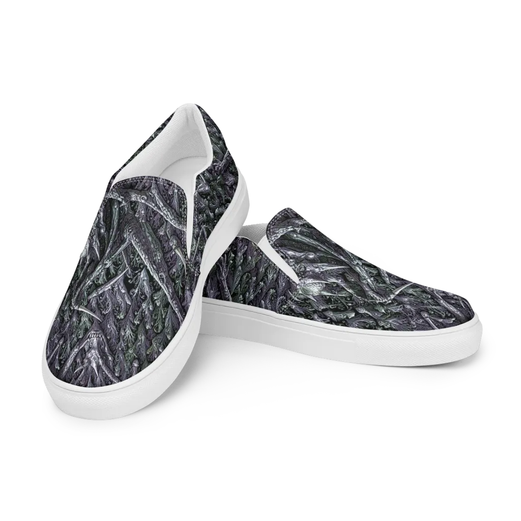Thornbone Grove on Men's Slip-On Canvas Shoes — Left Front