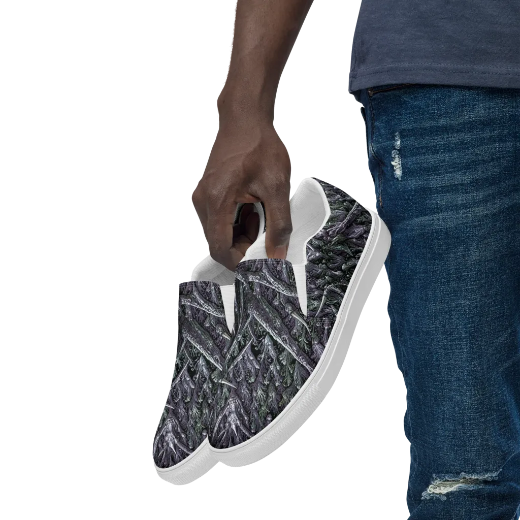 Thornbone Grove on Men's Slip-On Canvas Shoes — Left Front