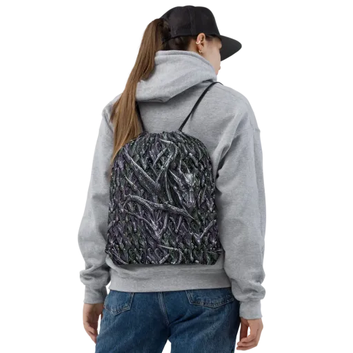 Thornbone Grove on a Drawstring Bag