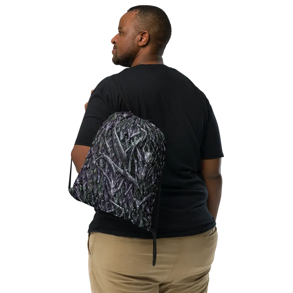 Thornbone Grove on Drawstring Bag — Front