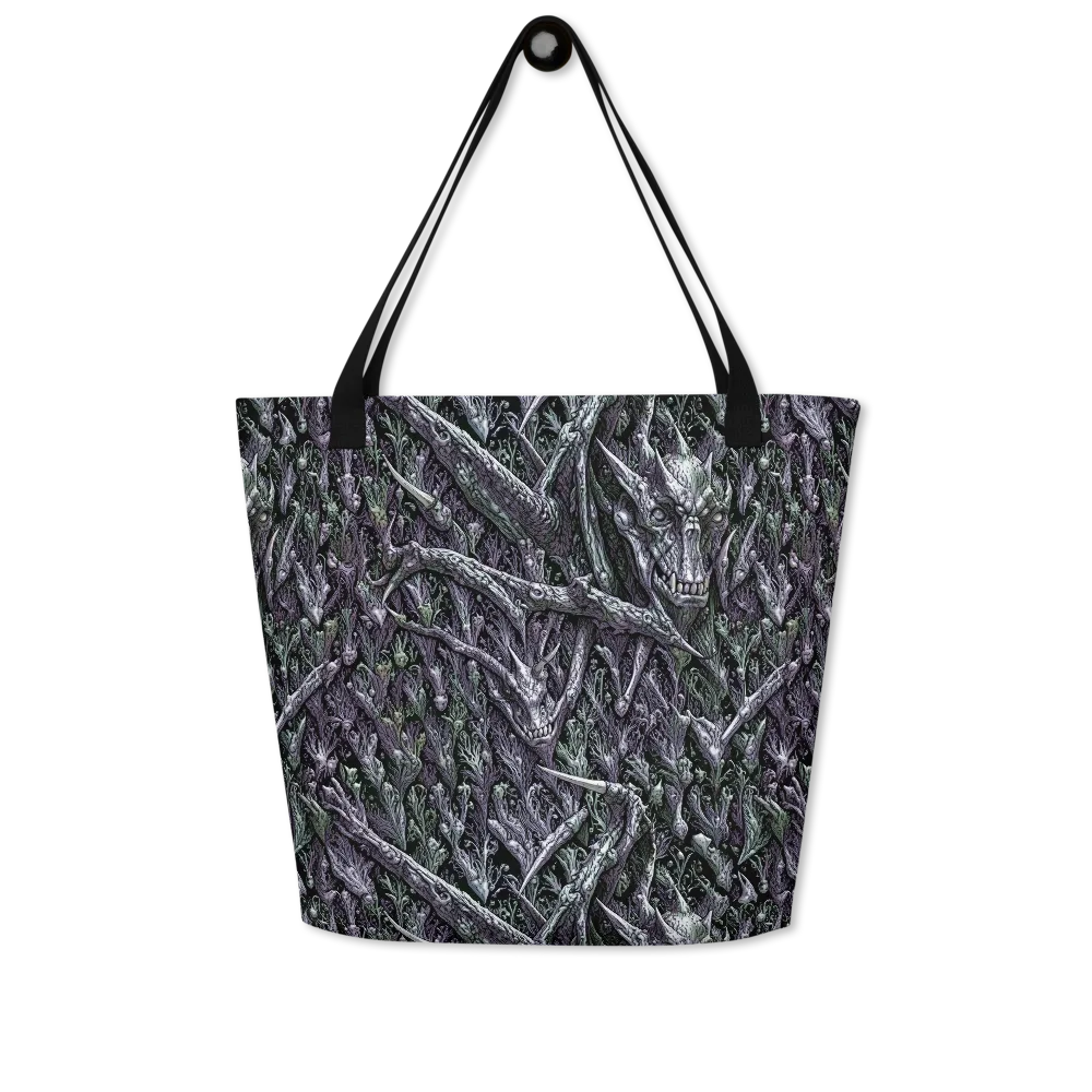 Thornbone Grove on Large Tote Bag W/ Pocket — Front