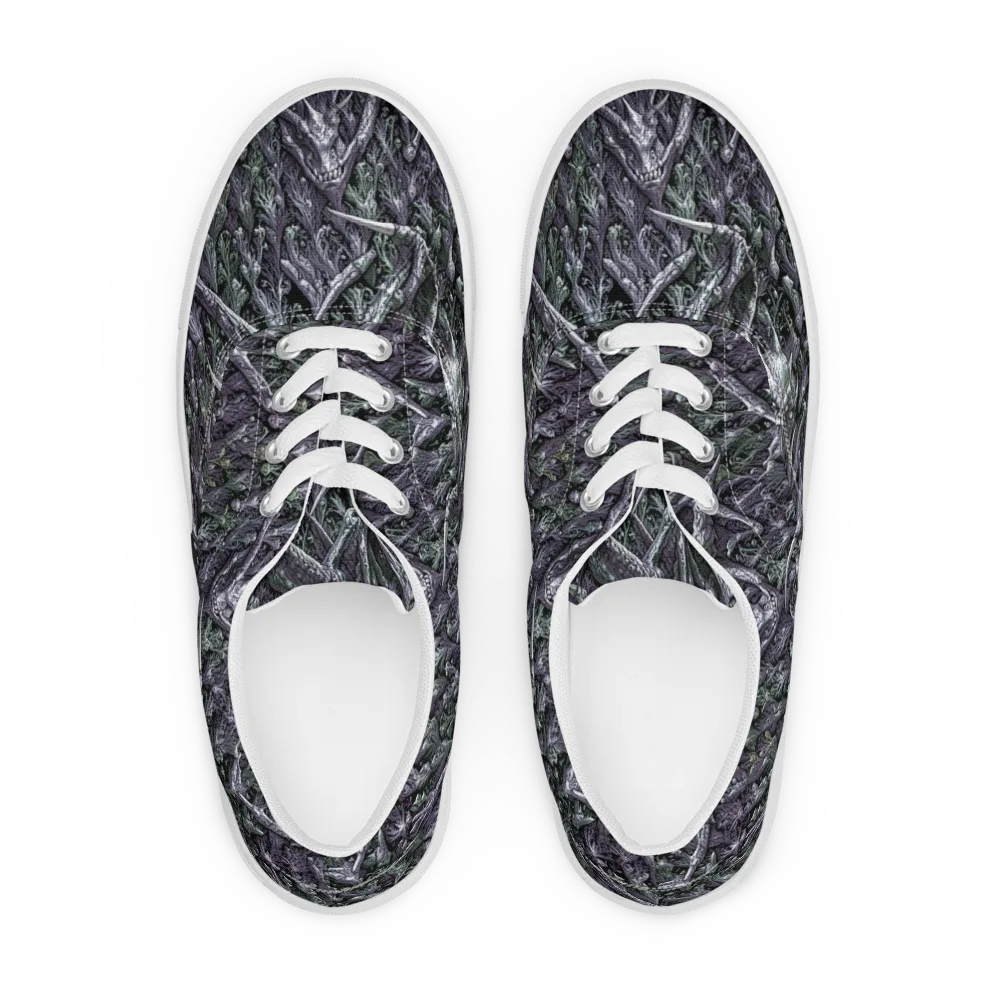 Thornbone Grove on Men's Lace-Up Canvas Shoes — Front