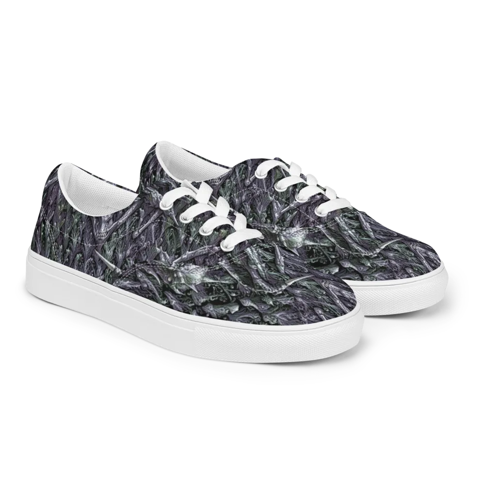 Thornbone Grove on Men's Lace-Up Canvas Shoes — Right Front