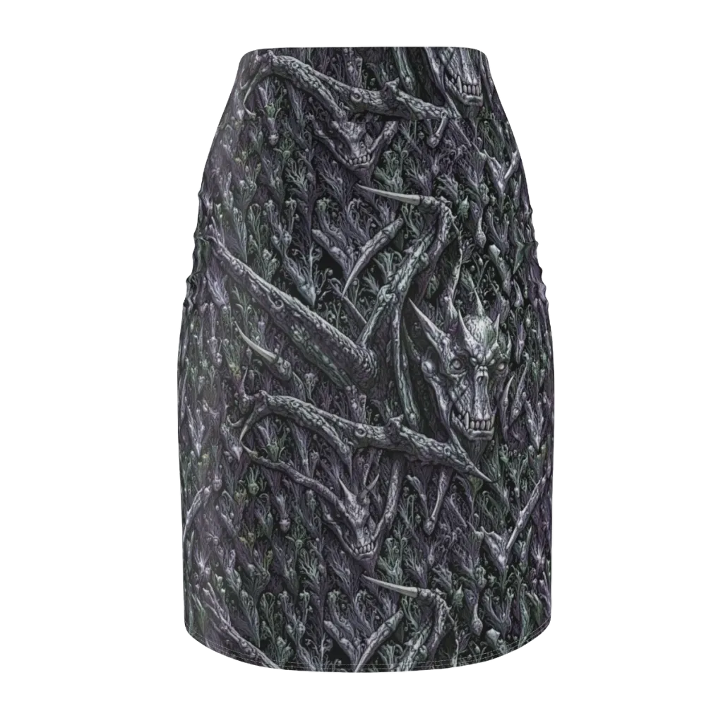 Thornbone Grove on Pencil Skirt — Back