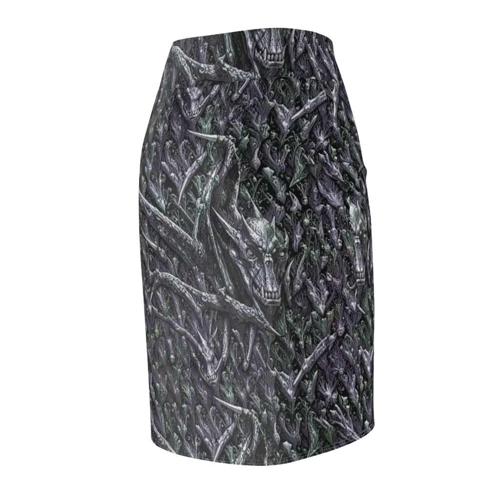 Thornbone Grove on Pencil Skirt — Back Side