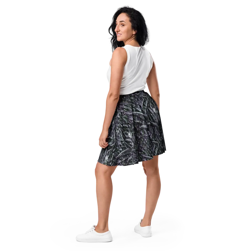 Thornbone Grove on Skater Skirt — Back