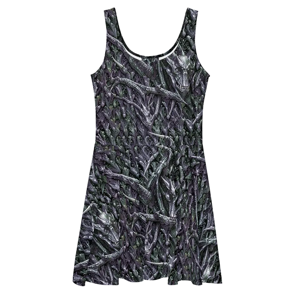 Thornbone Grove on Skater Dress — Front
