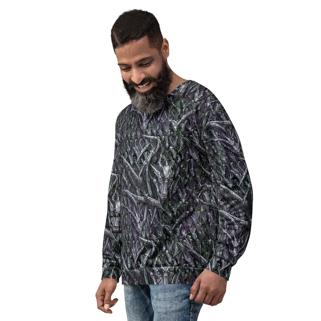 Thornbone Grove on Sweatshirt — Left Front
