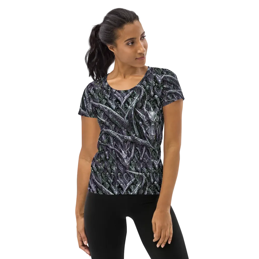 Thornbone Grove on Women's Athletic T-Shirt — Front