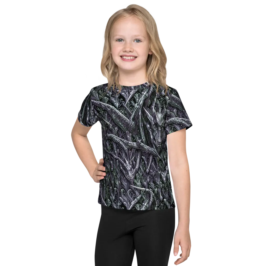 Thornbone Grove on Kids Crew Neck T-Shirt — Front