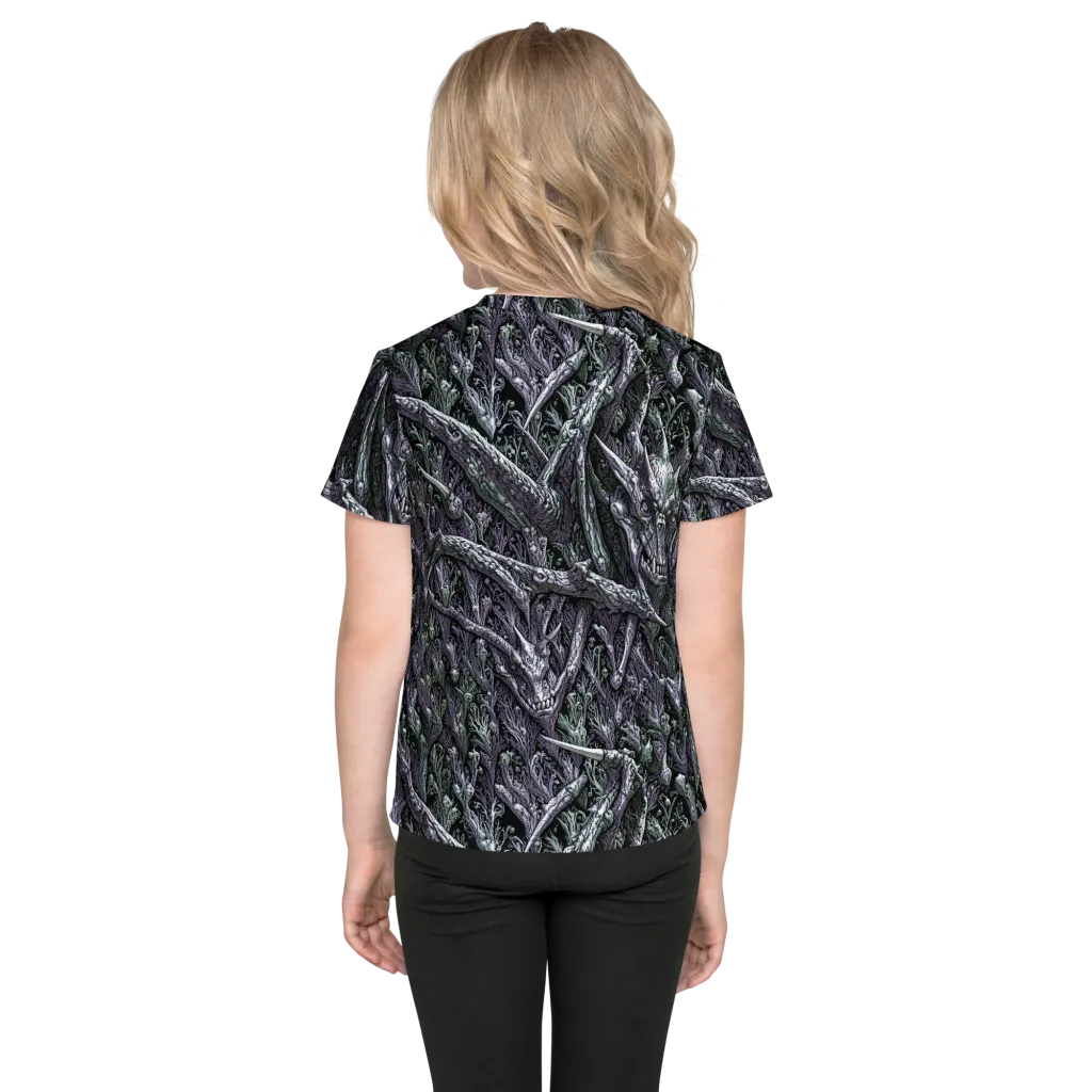 Thornbone Grove on Kids Crew Neck T-Shirt — Back