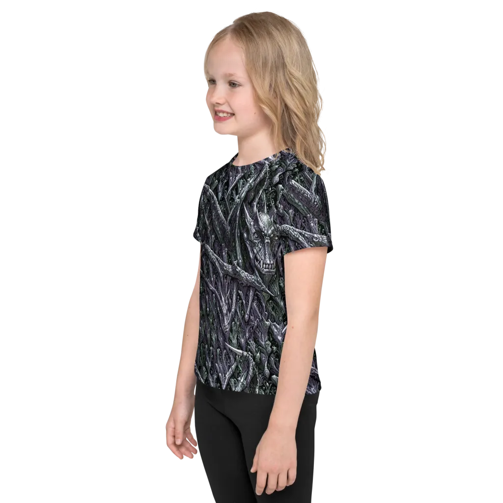 Thornbone Grove on Kids Crew Neck T-Shirt — Left
