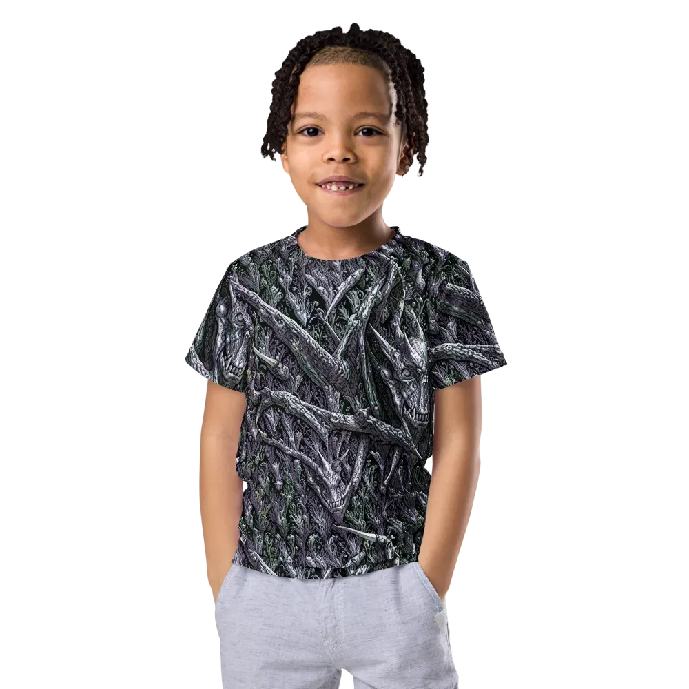Thornbone Grove on Kids Crew Neck T-Shirt — Front