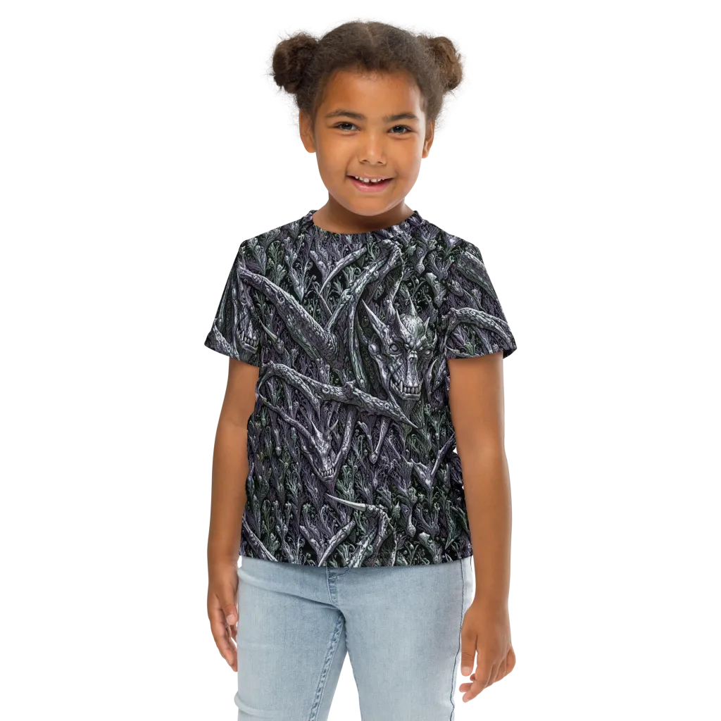 Thornbone Grove on Kids Crew Neck T-Shirt — Front