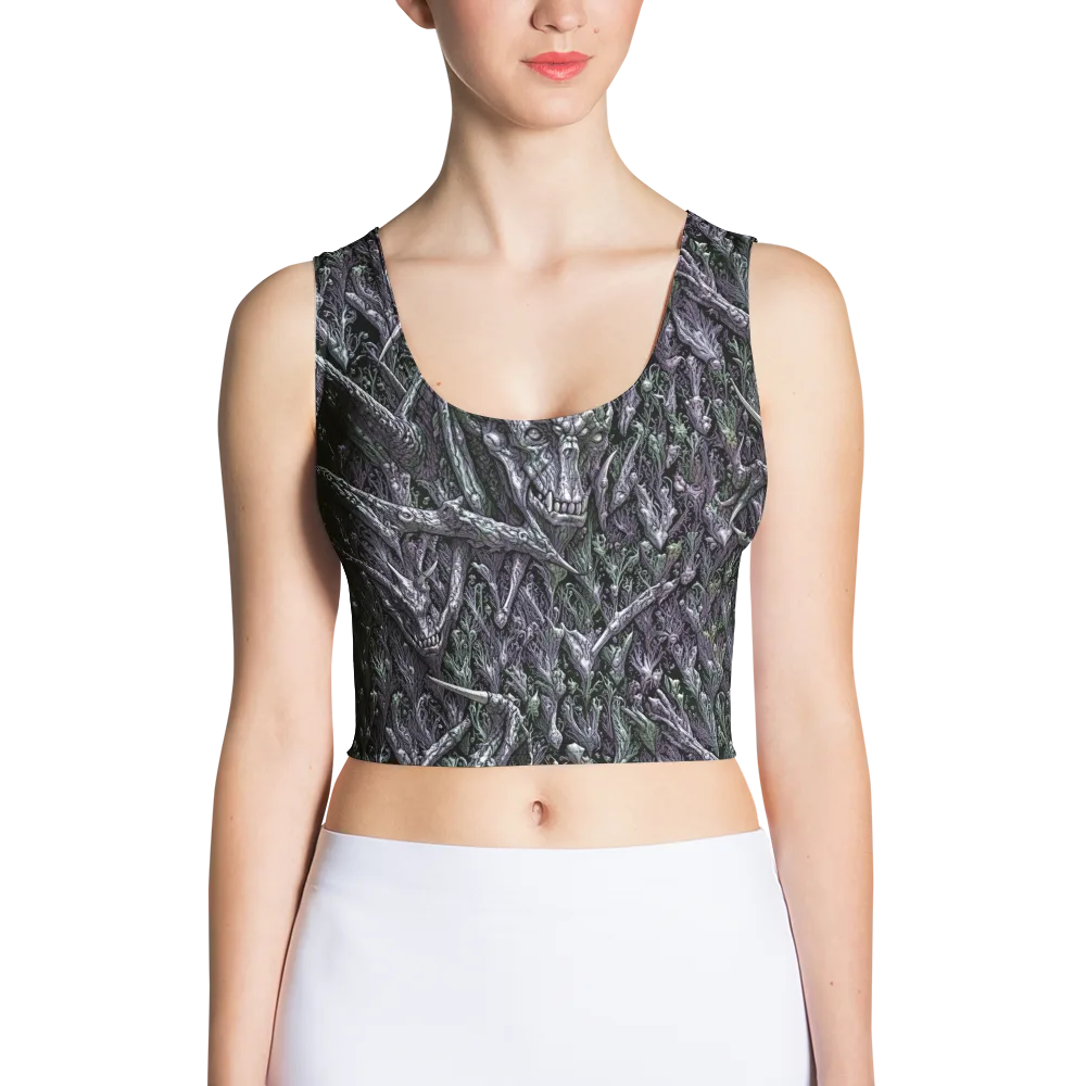 Thornbone Grove on Crop Top — Front