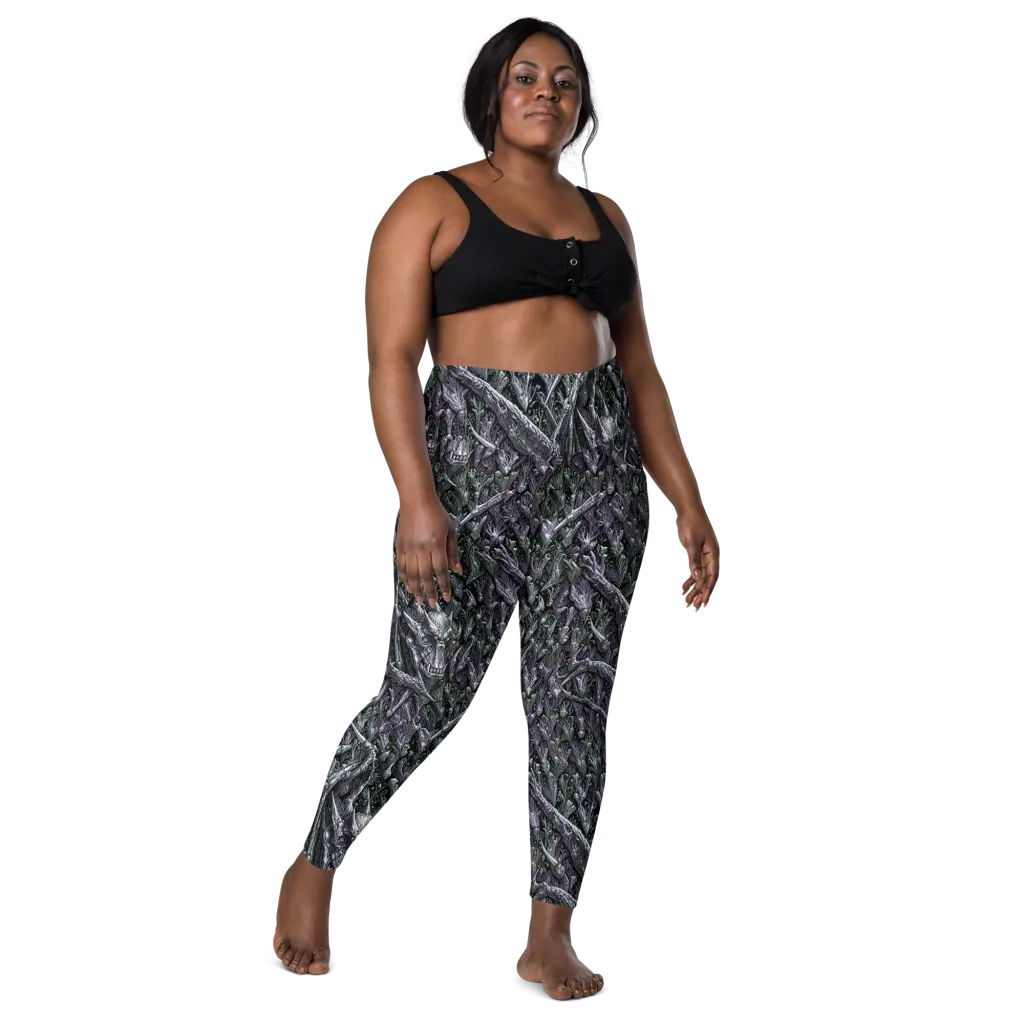 Thornbone Grove on Leggings with Pockets — Front
