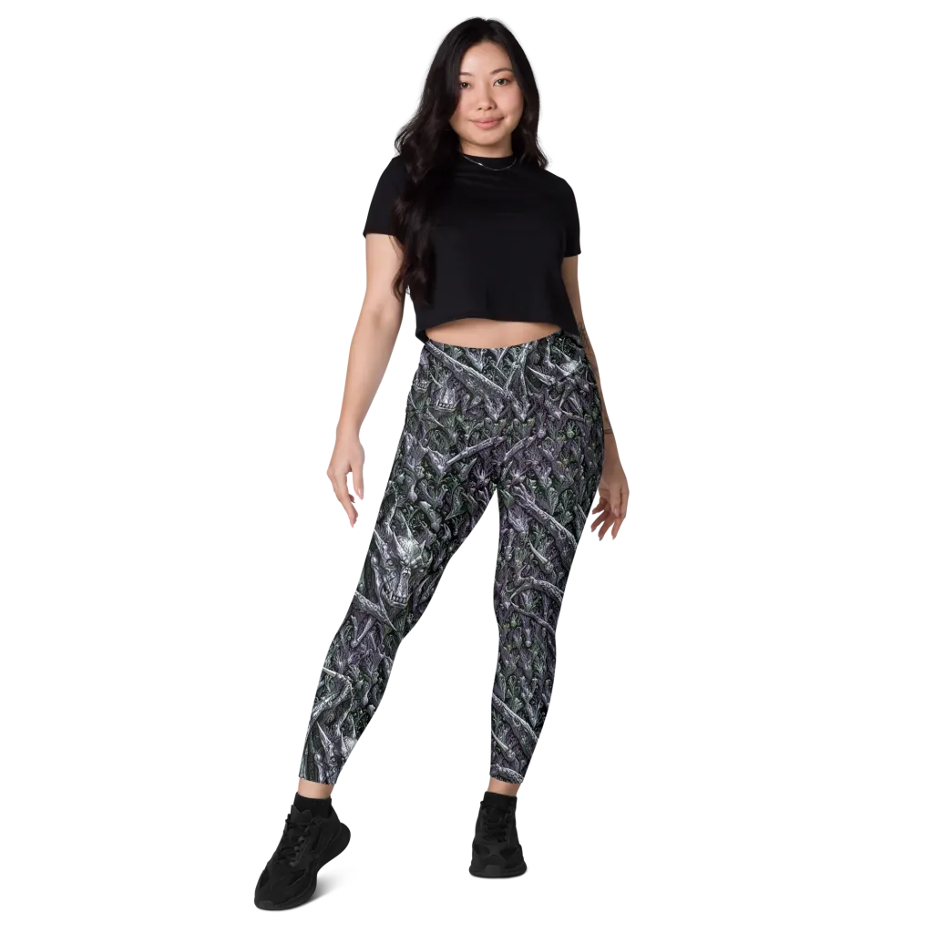 Thornbone Grove on Leggings with Pockets — Front