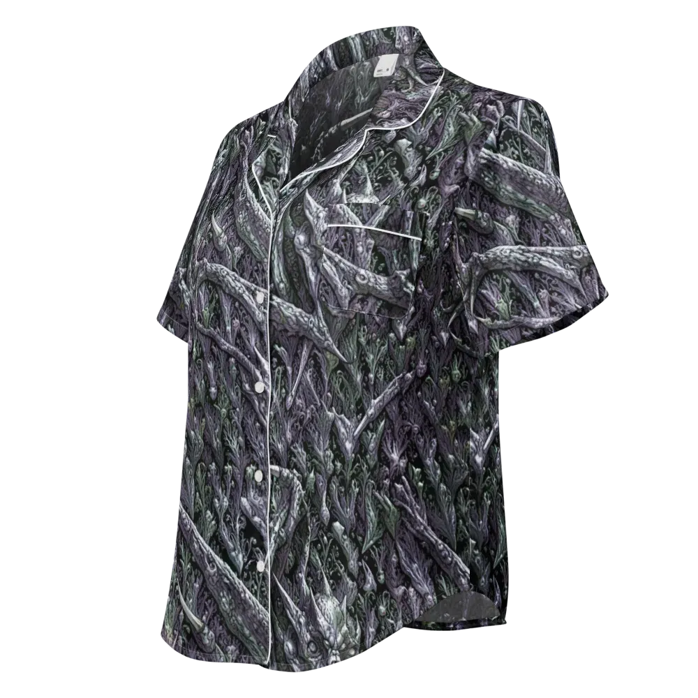 Thornbone Grove on Women's Short Sleeve Pajama Top — Left Front