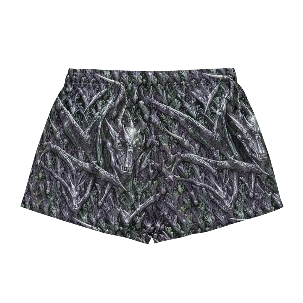 Thornbone Grove on Women's Pajama Shorts — Back