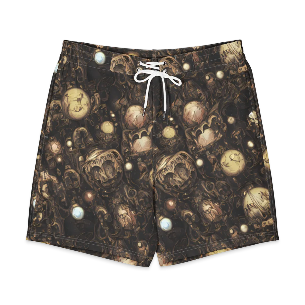 Gilded Eclipse on Men's Board Shorts — Front