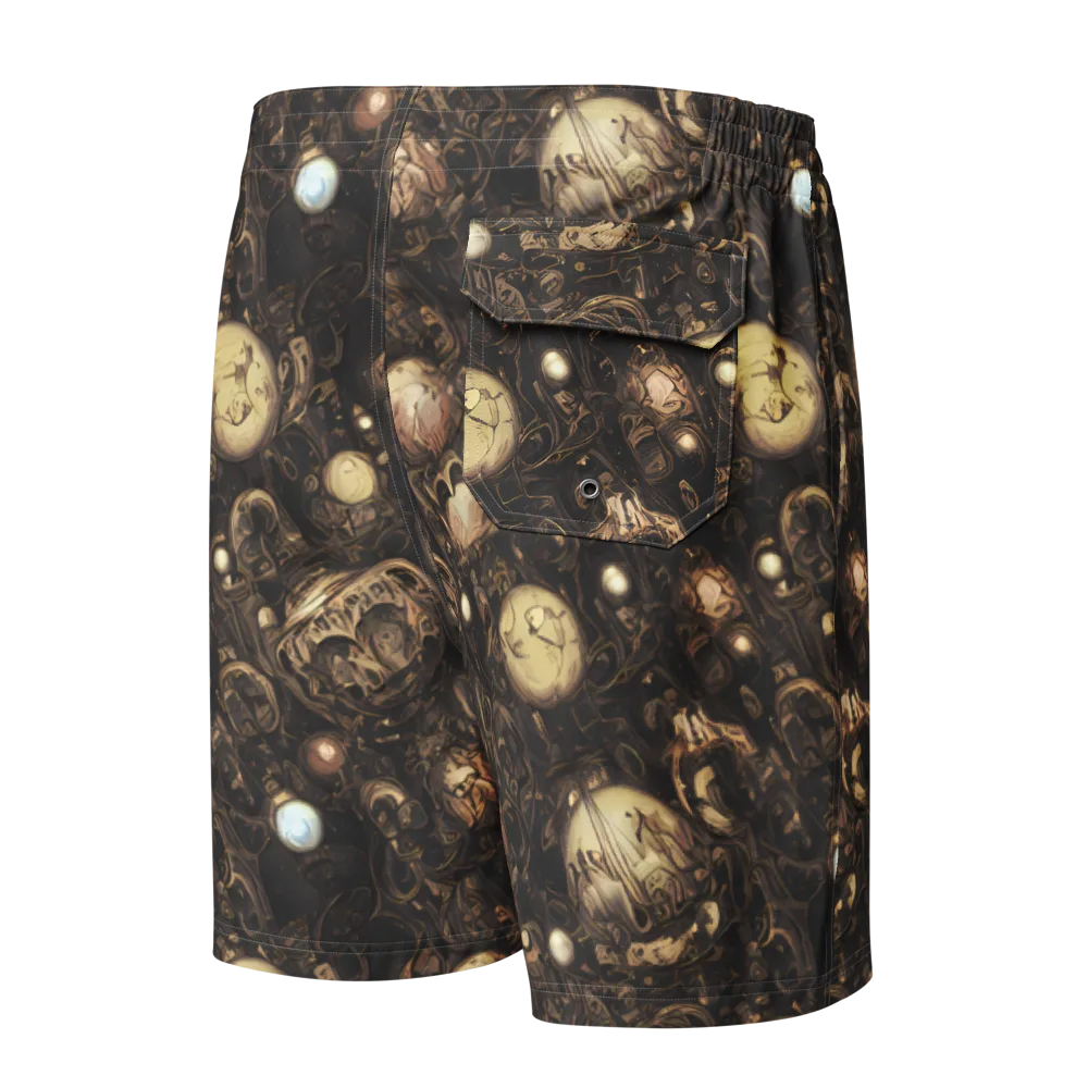 Gilded Eclipse on Men's Board Shorts — Back