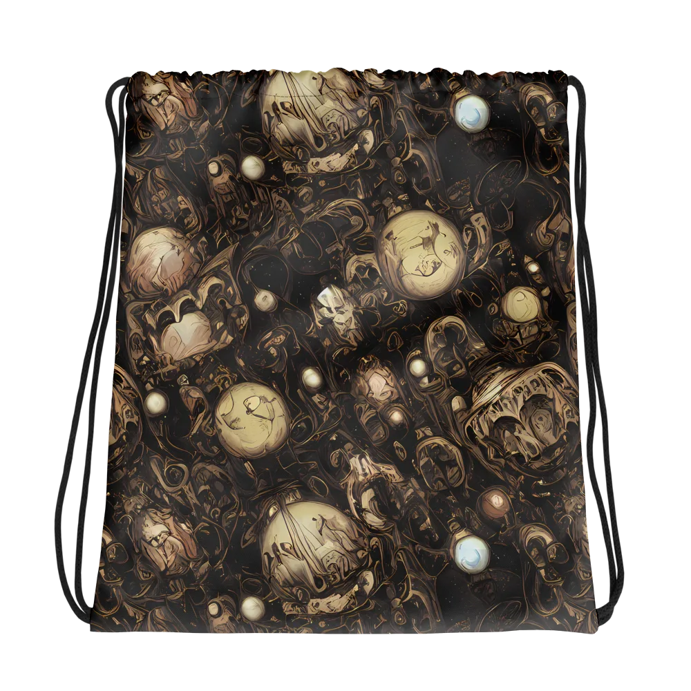 Gilded Eclipse on Drawstring Bag — Photo