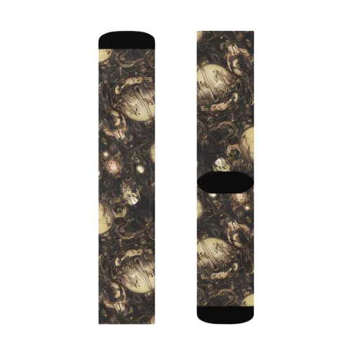 Gilded Eclipse on a Socks